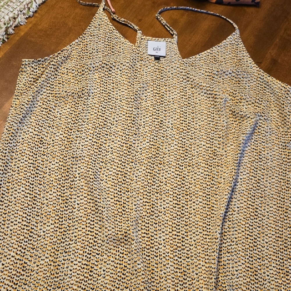 Chic Patterned Tank Top From Cabi